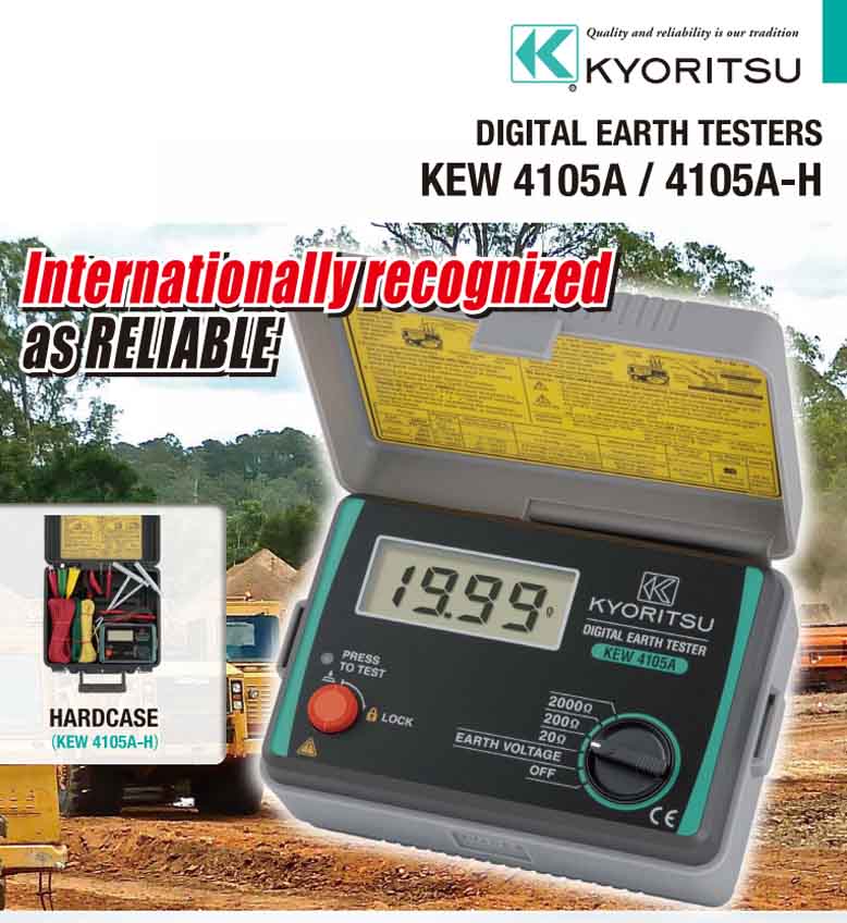 KYORITSU 4105 EARTH & GROUND RESISTANCE TESTER